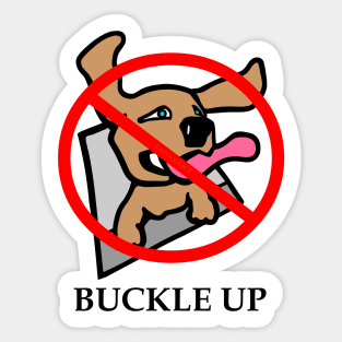 Buckle Up Sticker